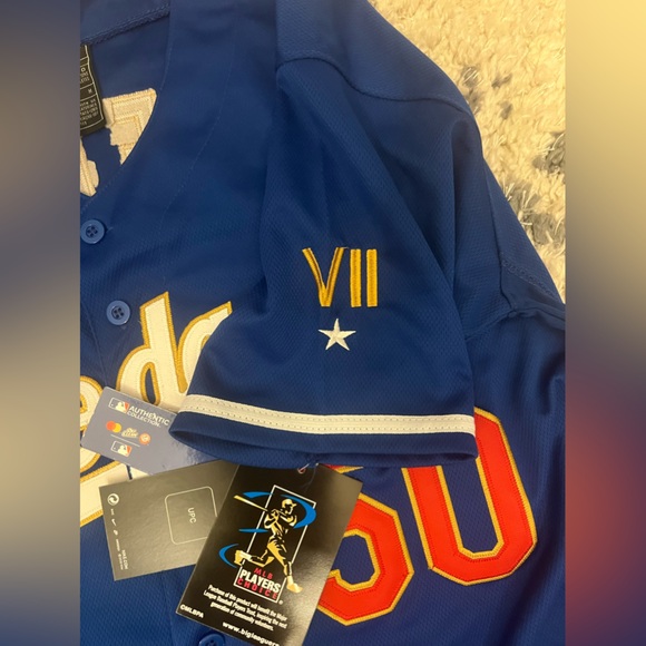 NWT RARE LA Dodgers Mookie Betts World Series Champs 2020 baseball jersey!! ⚾️💙 - Picture 7 of 10